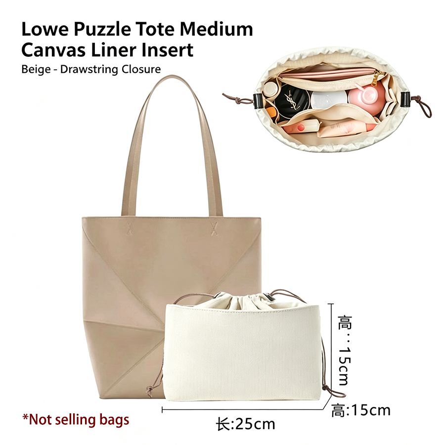 Women'S Bags - Organizer Tas Berbahan Felt dengan Ritsleting