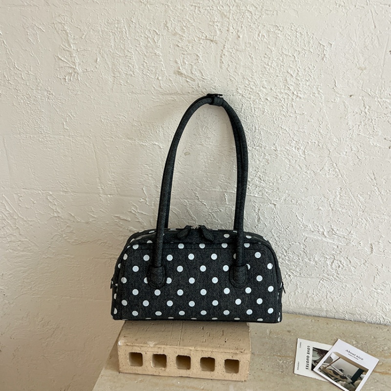 Women Bags Mini - Tas Selempang Mini Boston Polkadot Baru