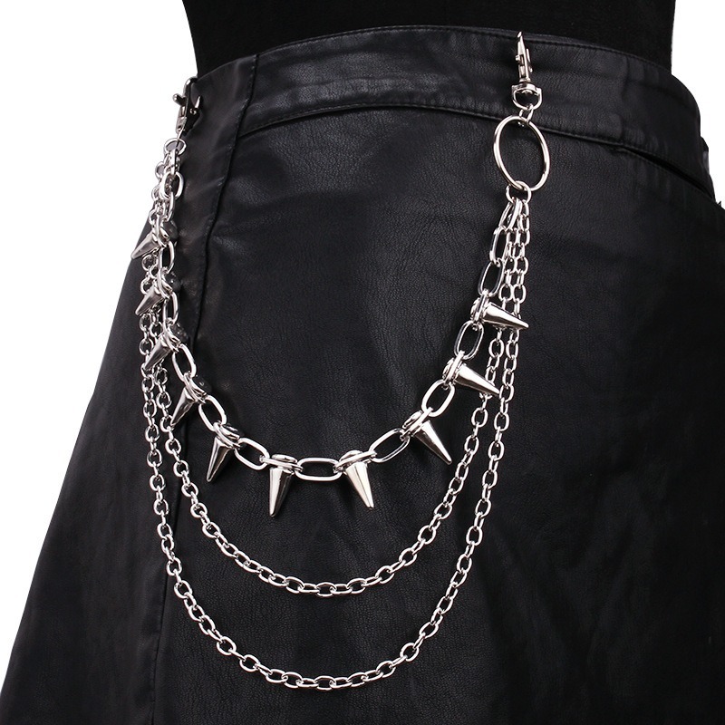 Women Bags With Wallet - Rantai Pinggang Celana Hip Hop Punk