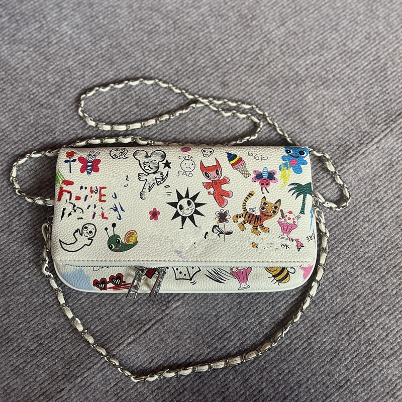 Women'S Kipling Bags - Tas Wanita Selempang Rantai Klasik Bergaya