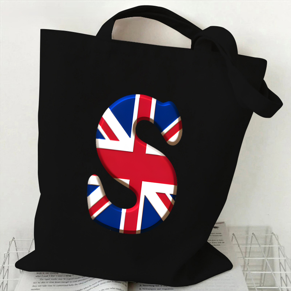 Women Bags In Uk - Tas Tote Kanvas 26 Huruf A-Z