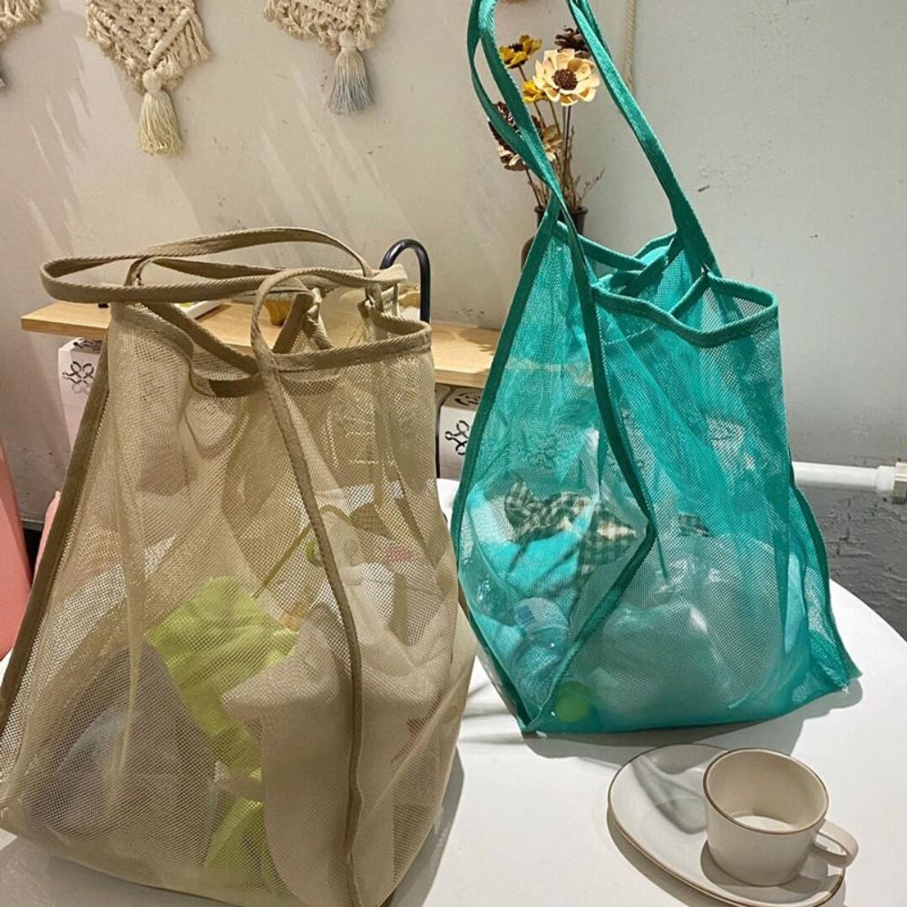 Tas Pantai Berbahan Jaring Rin - Women Bags Dkny ulasan dan harga