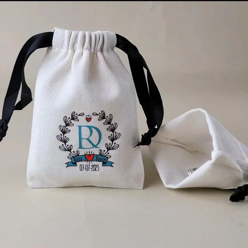 Tas Serut Perhiasan Katun Logo - Women Bags For Eid ulasan dan harga