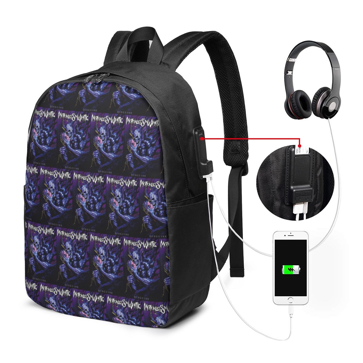 Tas Ransel Putih Motionless In - Women'S Bags ulasan dan harga