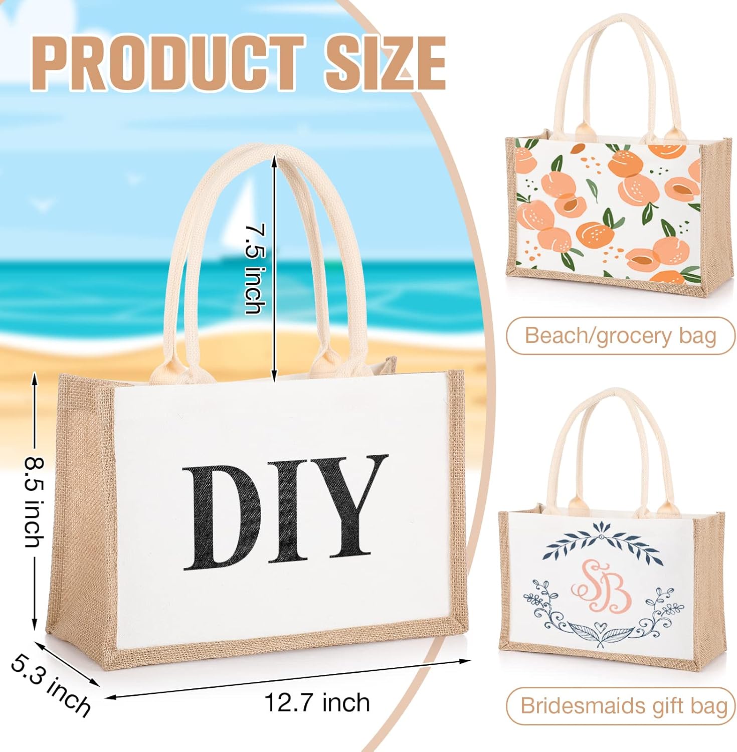 16 Pak Tas Tote Goni Tas Tote  - Women Bags For Eid ulasan dan harga