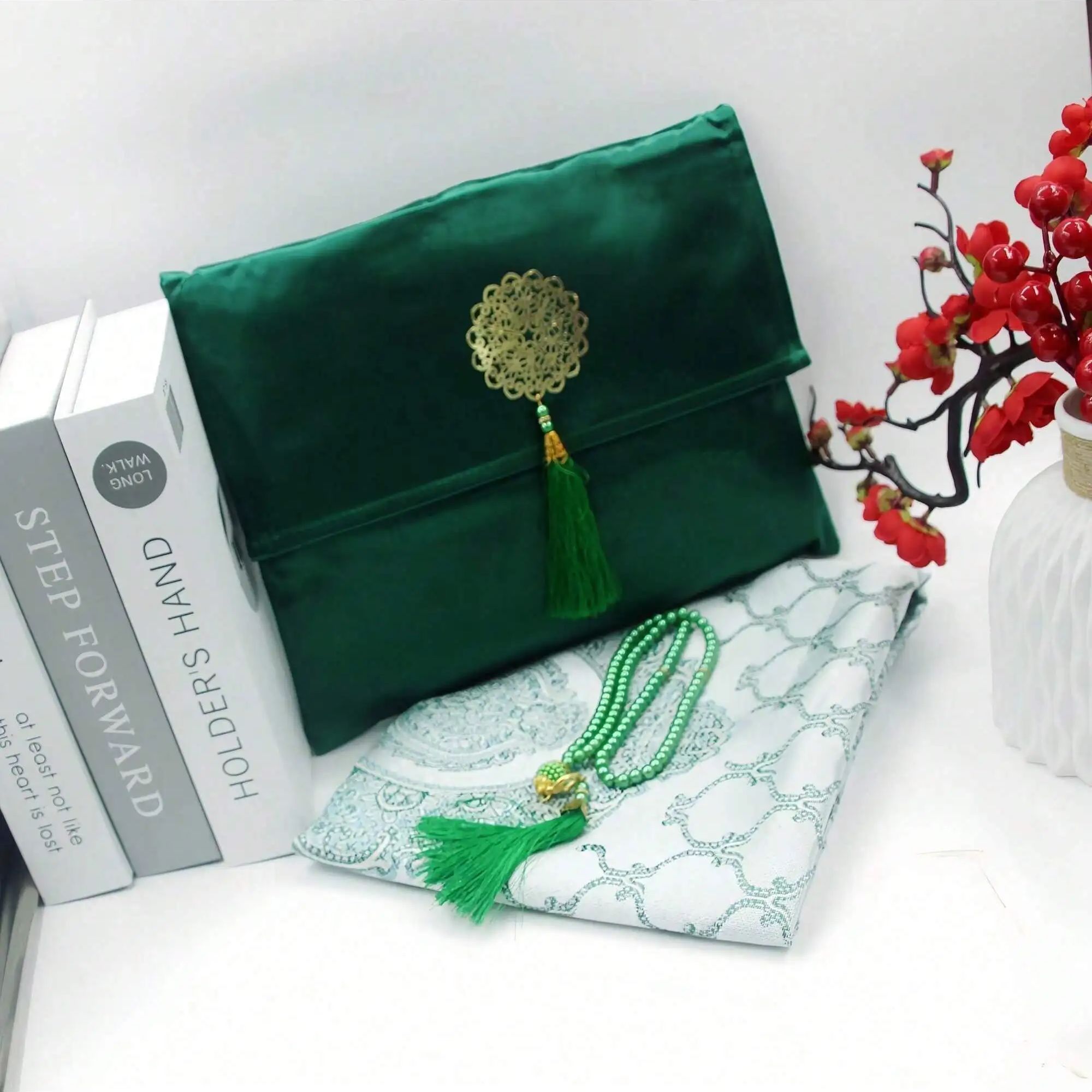 Sajadah Muslim dengan Tas Port - Women Bags For Eid ulasan dan harga