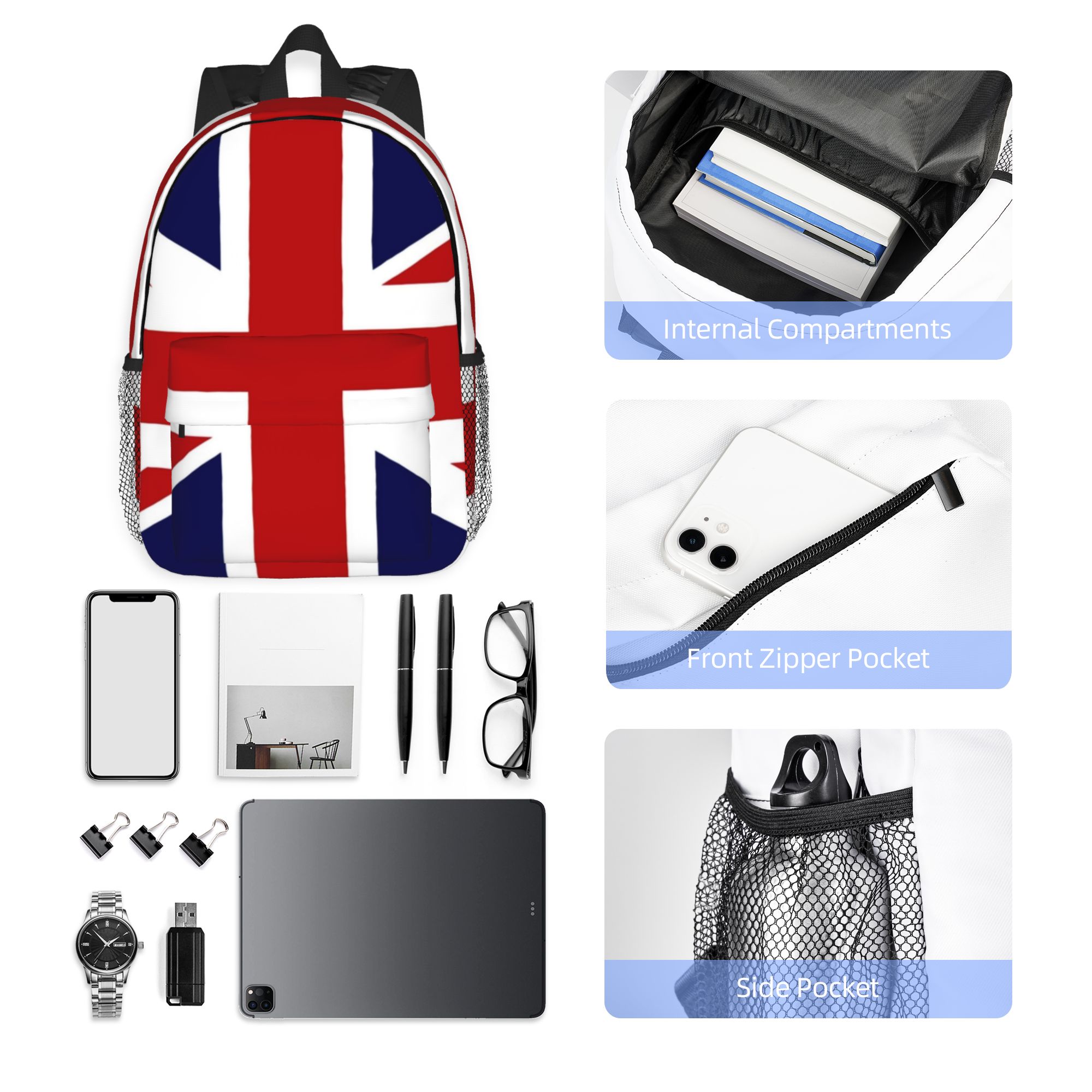 Tas Ransel Bendera Union Jack  - Women Bags In Uk ulasan dan harga
