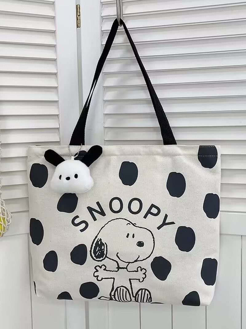 Tas Bahu Kanvas Kartun Snoopy  - Women Bags Dkny ulasan dan harga