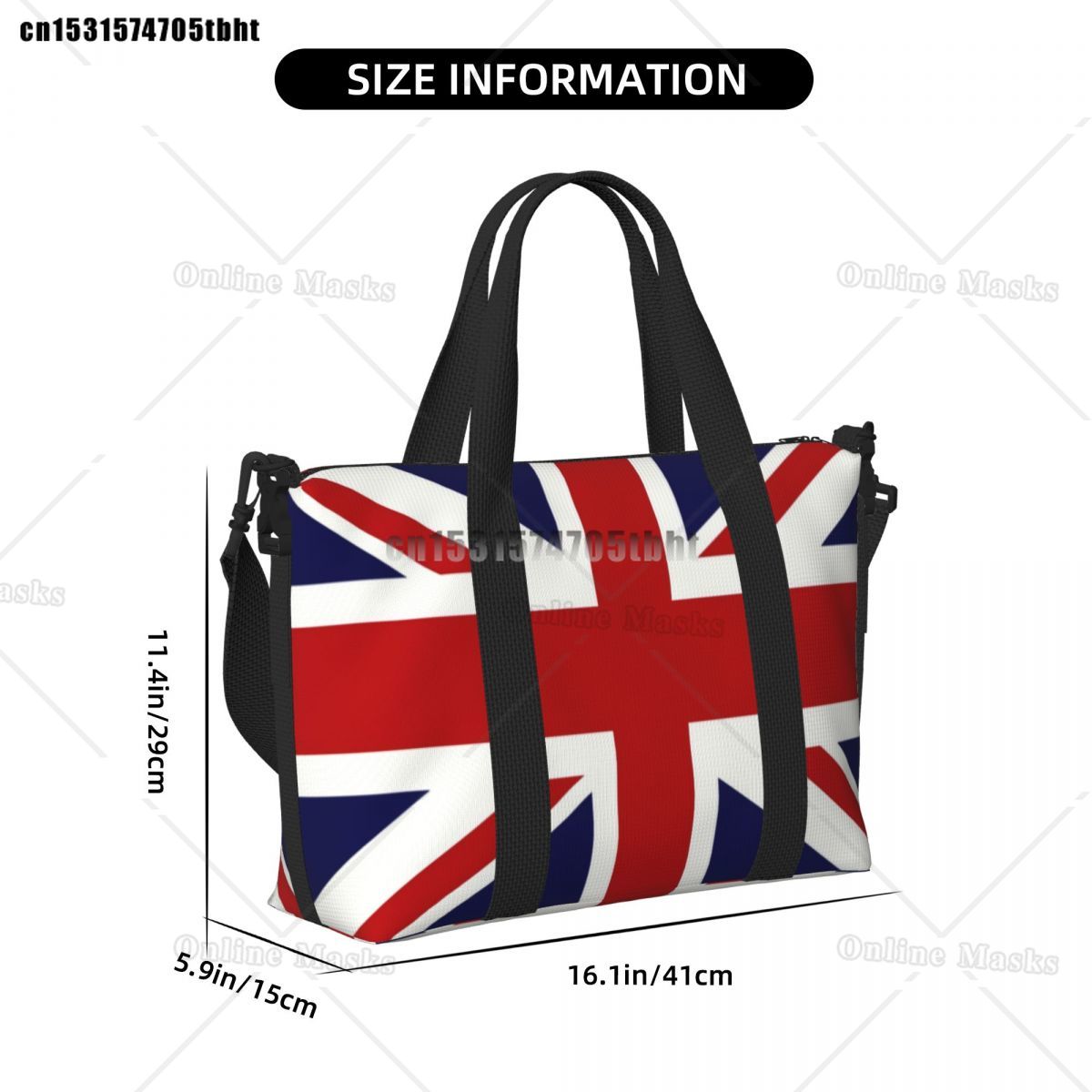 Union Jack Flag Of The UK Tote - Women Bags In Uk ulasan dan harga