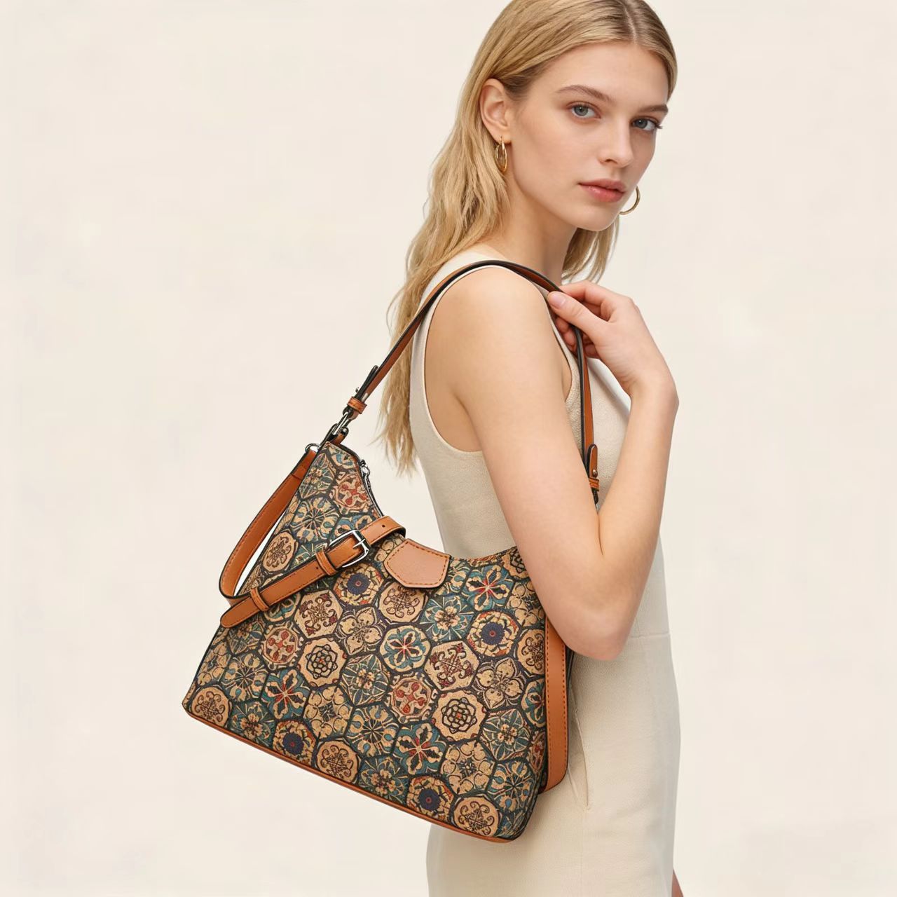 Tas Tangan Cork Gaya Etnik Cet - Women'S Kipling Bags ulasan dan harga