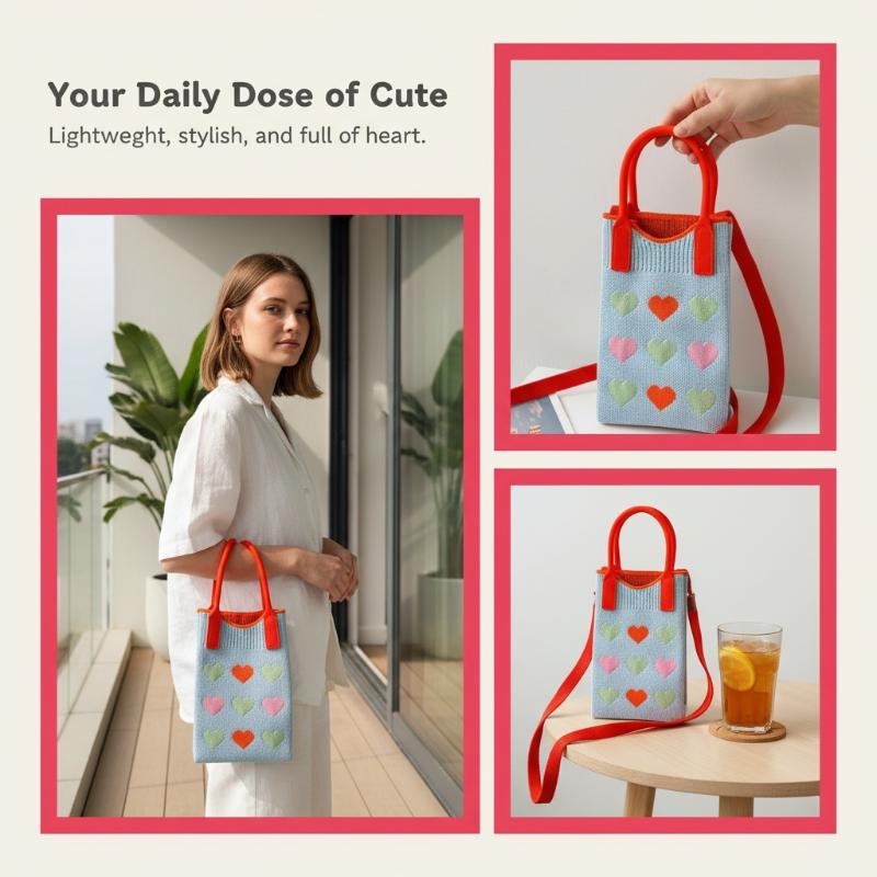 Tas Selempang Mini Rajut Fashi - Women Bags Dkny ulasan dan harga